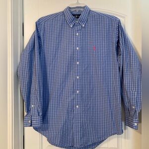 Mens Polo Ralph Lauren long sleeve button down shirt.